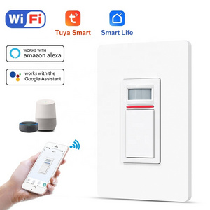 Milfra ETL Certification Tuya Smart Home Wifi Motion Switch motion sensor light switch 3 Way Pir Occupancy Sensor switch