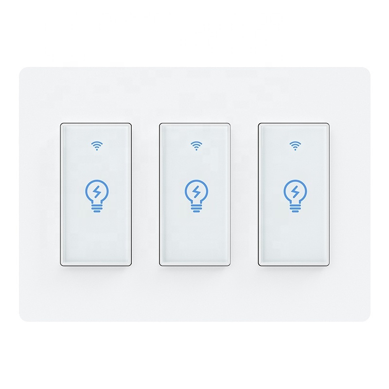 IOT smart touch wifi light switch with built in timer smart wifi smart switch domoticainteligent Physical Button Switch