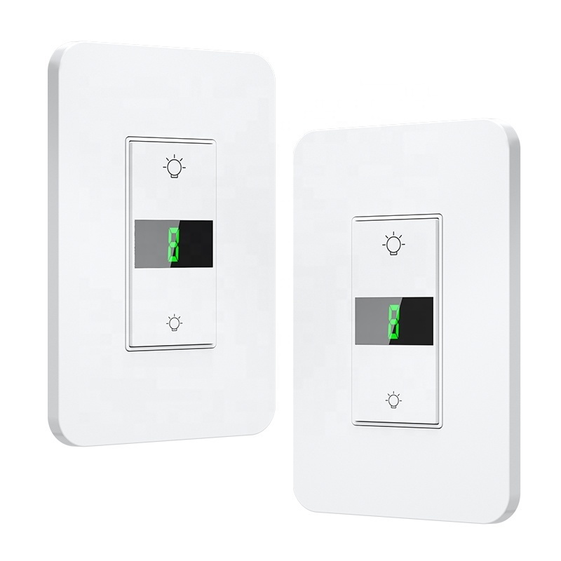 Smart Life/Tuya App Control 3 way Mutual control dimmer smart switch tuya light WiFi smart dimmer switch Neutral Wire Required