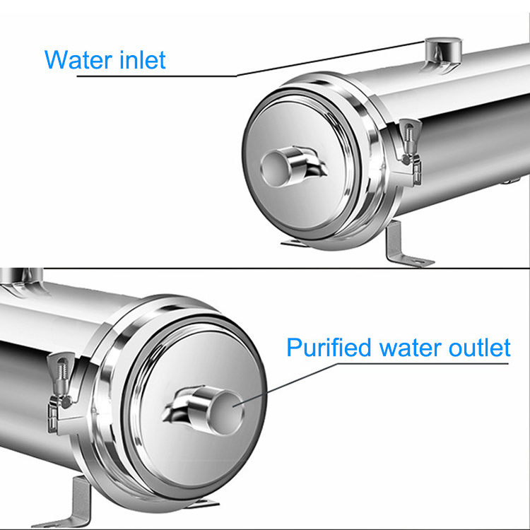 Whole House Drinking Water Use Stainless Steel Uf Filter Cartridge Uf Water Filters With Housing And Ultrafiltration Membrane