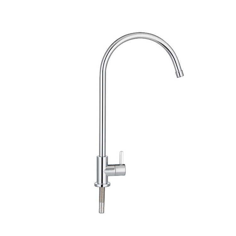 Gooseneck Faucet 304 Food Grade Stainless Steel  Gooseneck Kitchen Drinking Sink Faucet Sink Kitchen Faucet