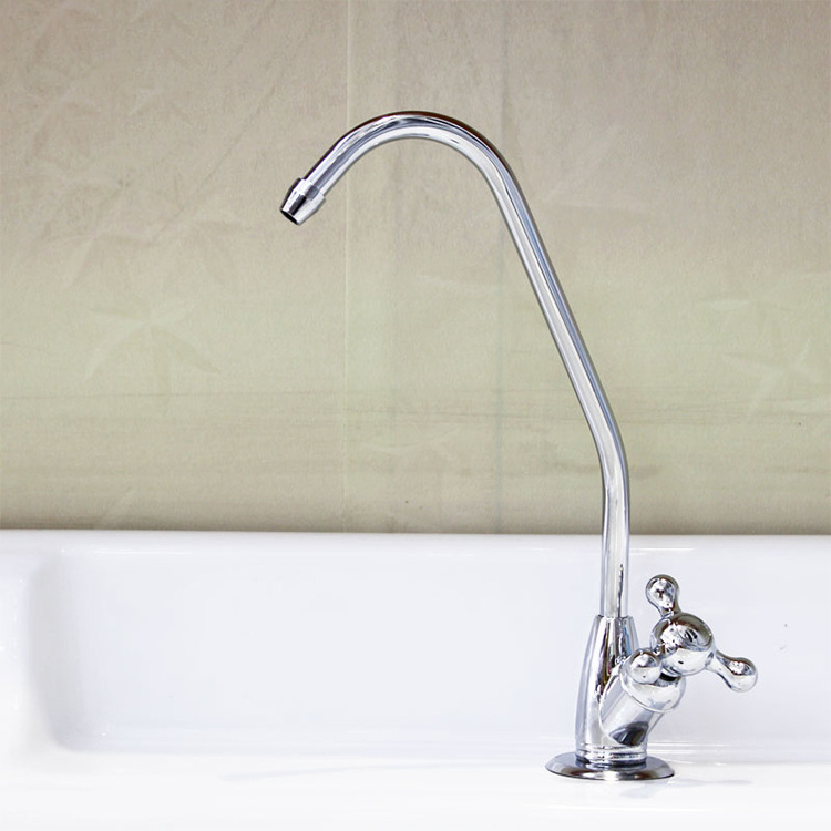 Best Price 304 Stainless Steel  Luxury Single Water Drinking Sink Gooseneck Tap Kitchen Faucet