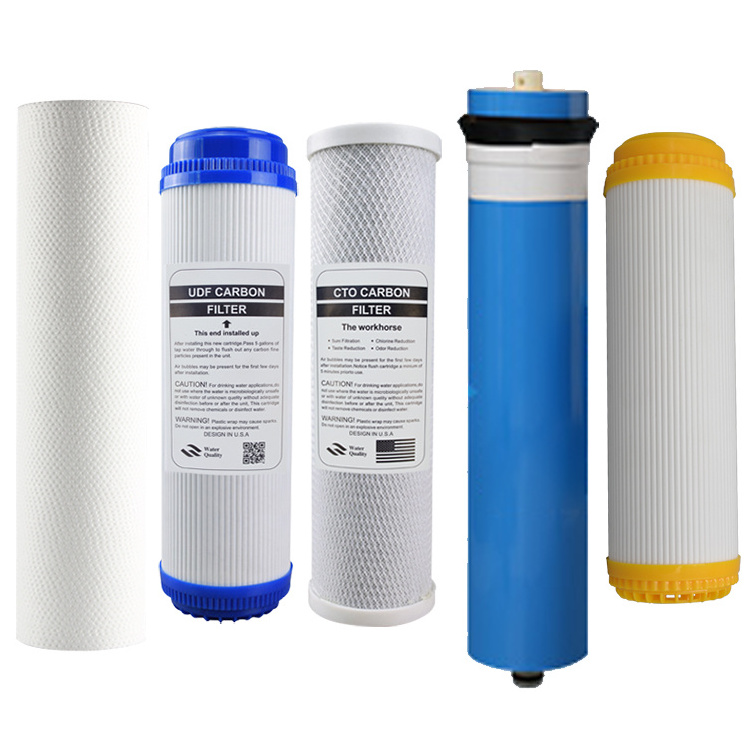 2024 High Flow Sediment Refillable Alkaline Pp Cto Activated Carbon 0.1 Micron Replacement Water Filter Cartridges For Home Use