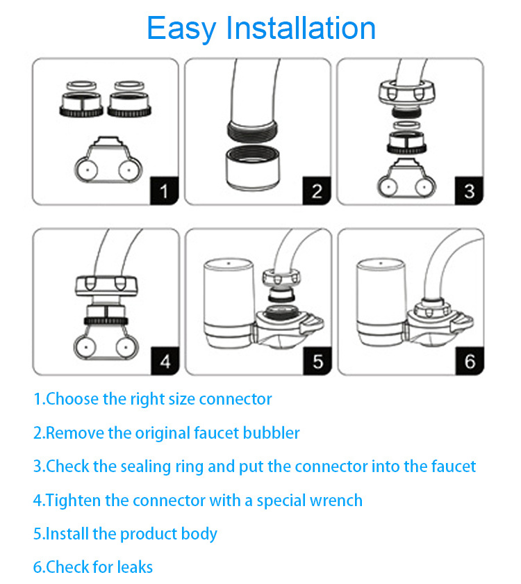 Uv Filtration Faucet Mount Under Sink Kitchen Home Tap Faucet Mounted Water Filter Water Purifier Faucet With Filter