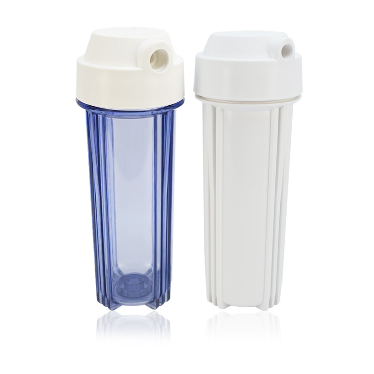 Plastic 10 Inch Single Water Filter Housing Wall Mounted Water Purifier 0.2 Micron Ceramic Cartridge For Water Filter Housing