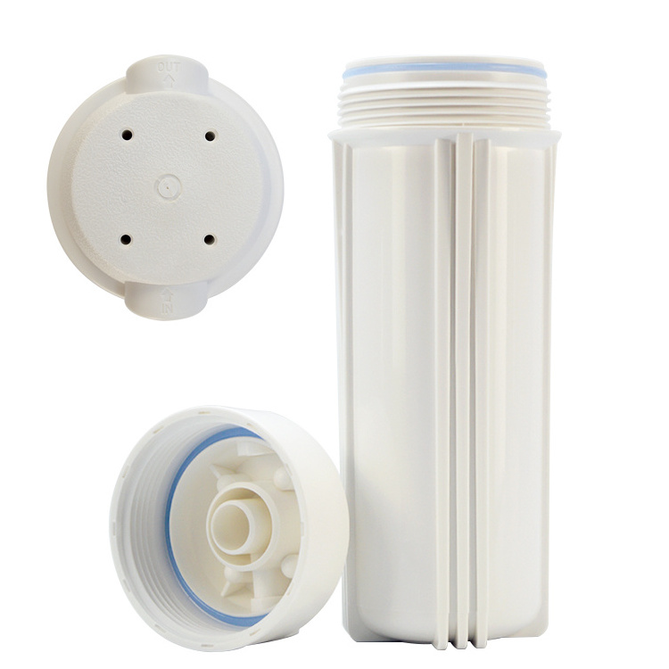 Plastic 10 Inch Single Water Filter Housing Wall Mounted Water Purifier 0.2 Micron Ceramic Cartridge For Water Filter Housing