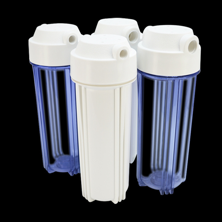 Plastic 10 Inch Single Water Filter Housing Wall Mounted Water Purifier 0.2 Micron Ceramic Cartridge For Water Filter Housing