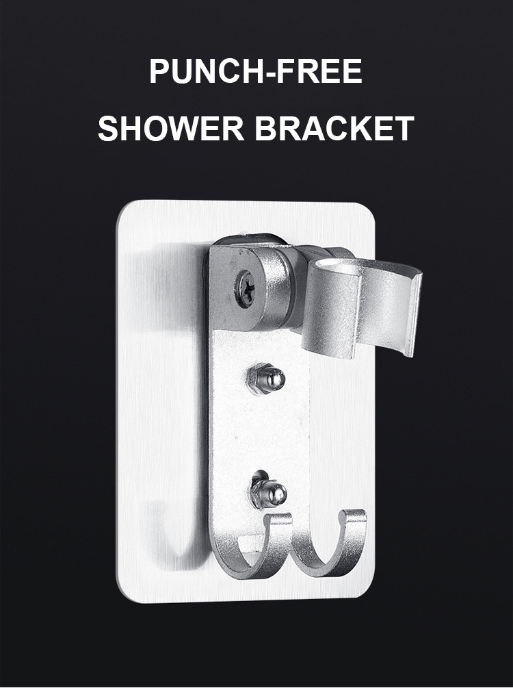 Wholesale Universal Adjustable No-Drilling Fixing Bathroom Wall Mount Bracket Shower Head Holder Bracket