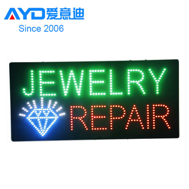 Wholesale Factory Price Acrylic LED Open Closed Sign Display Flashing Shop Window Indoor LED Advertising Sign