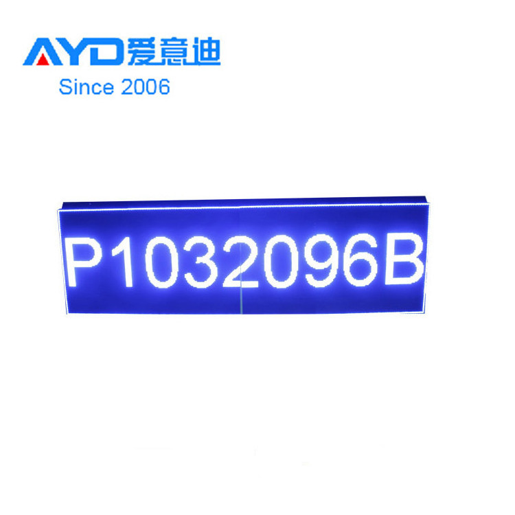 Outdoor Single Color Text Advertisement Board/ LED Ticker Sign/ LED Scrolling Message Board 32*224cm