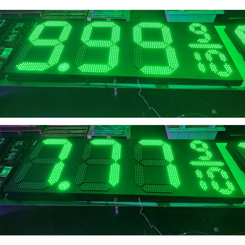 40inch 888910 Green Digital Large Led Fuel Price Display and Gasoline Led Price Station Signs 7 Segment Gas Price Sign