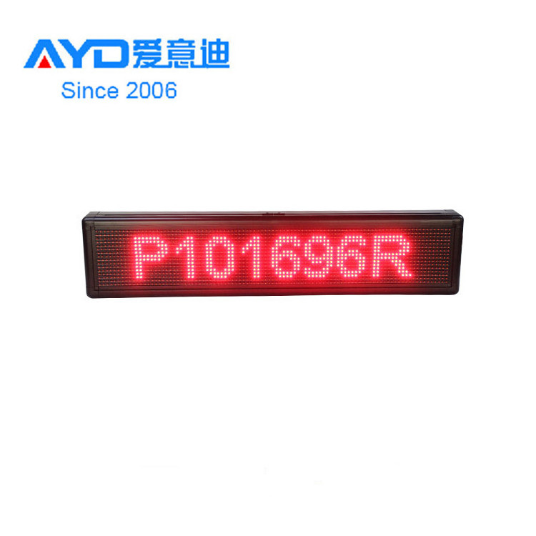 Hotcake New Design Smart Advertising Running Message Moving LED Open Sign Board 12v Car LED Taxi Top LED Display Screen