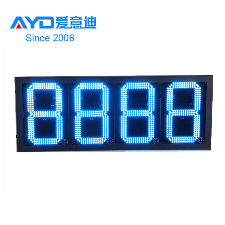 Hight Bright LED Gas Price Sign 7 Segment LED Display Outdoor Program LED DIgital Screens