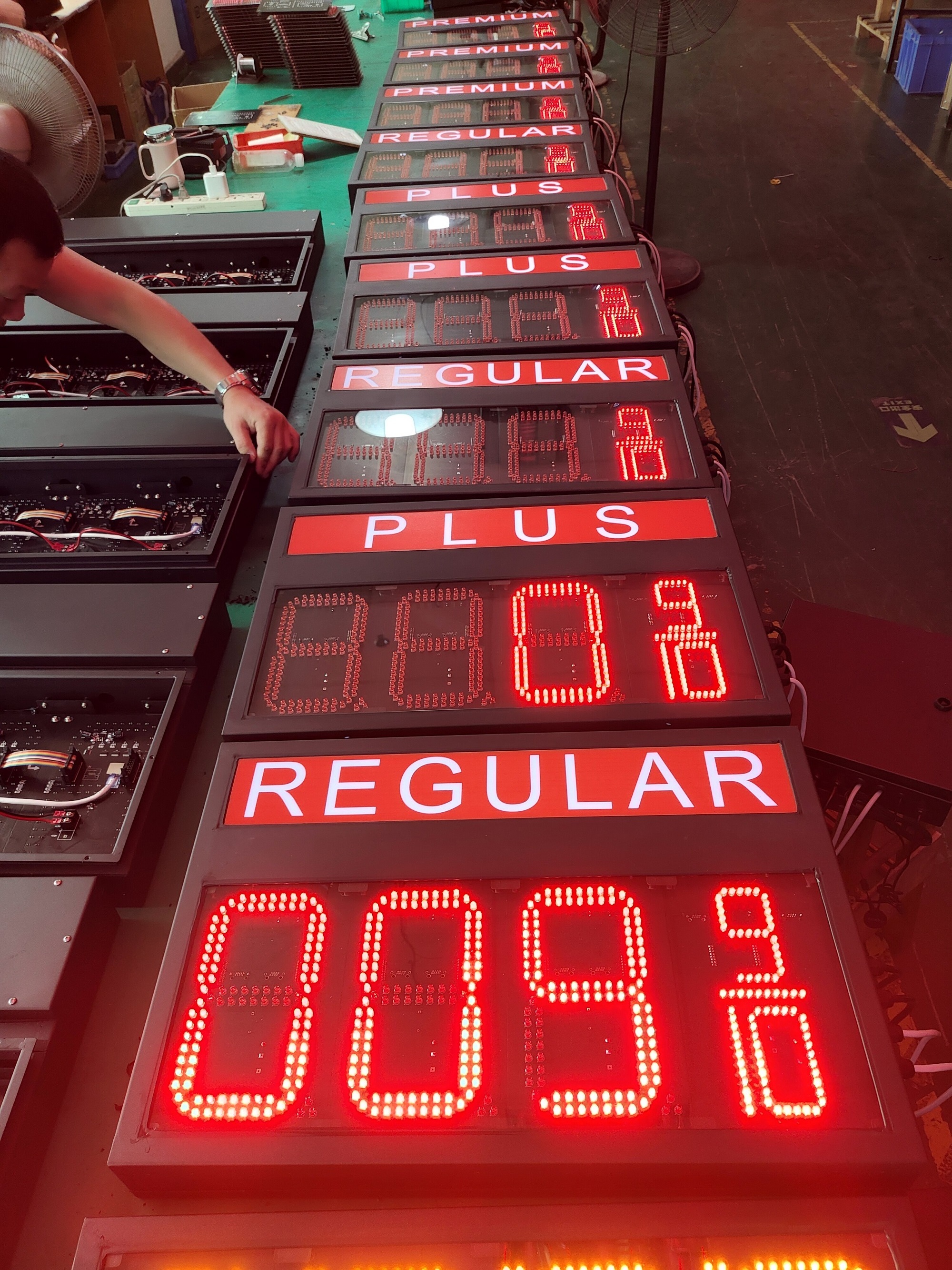 Led Green Ethanol E85 Gas Station Price Sign 8