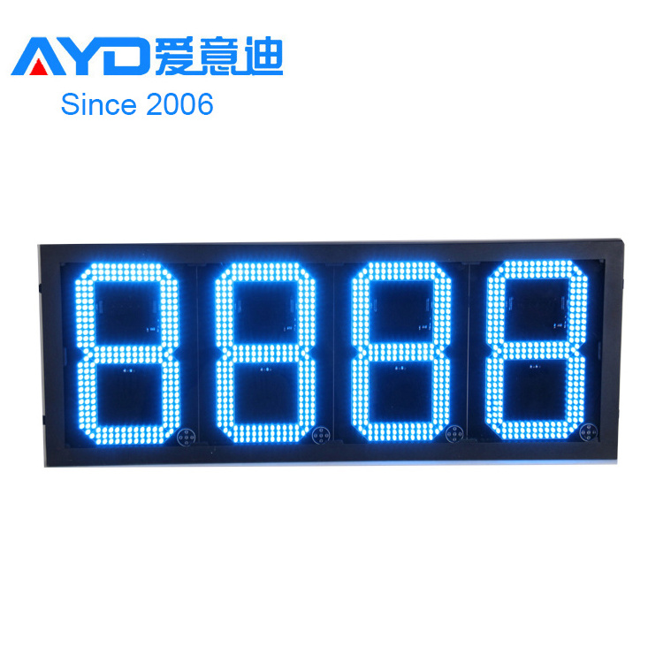 Hight Bright LED Gas Price Sign 7 Segment LED Display Outdoor Program LED DIgital Screens