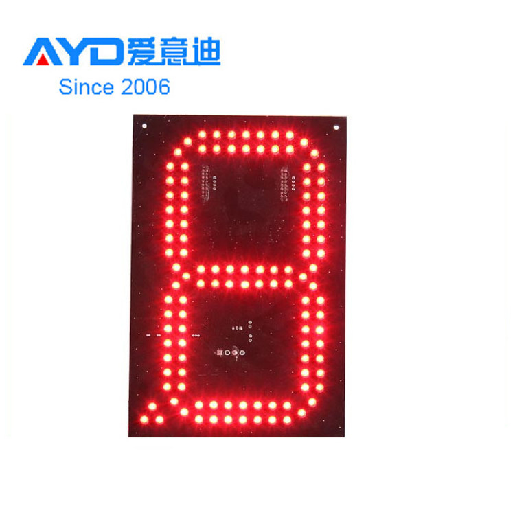 Cheap 8 Inch 8888 8889/10 Custom Double Side Gas Station LED Price Sign 7 Segment LED Display