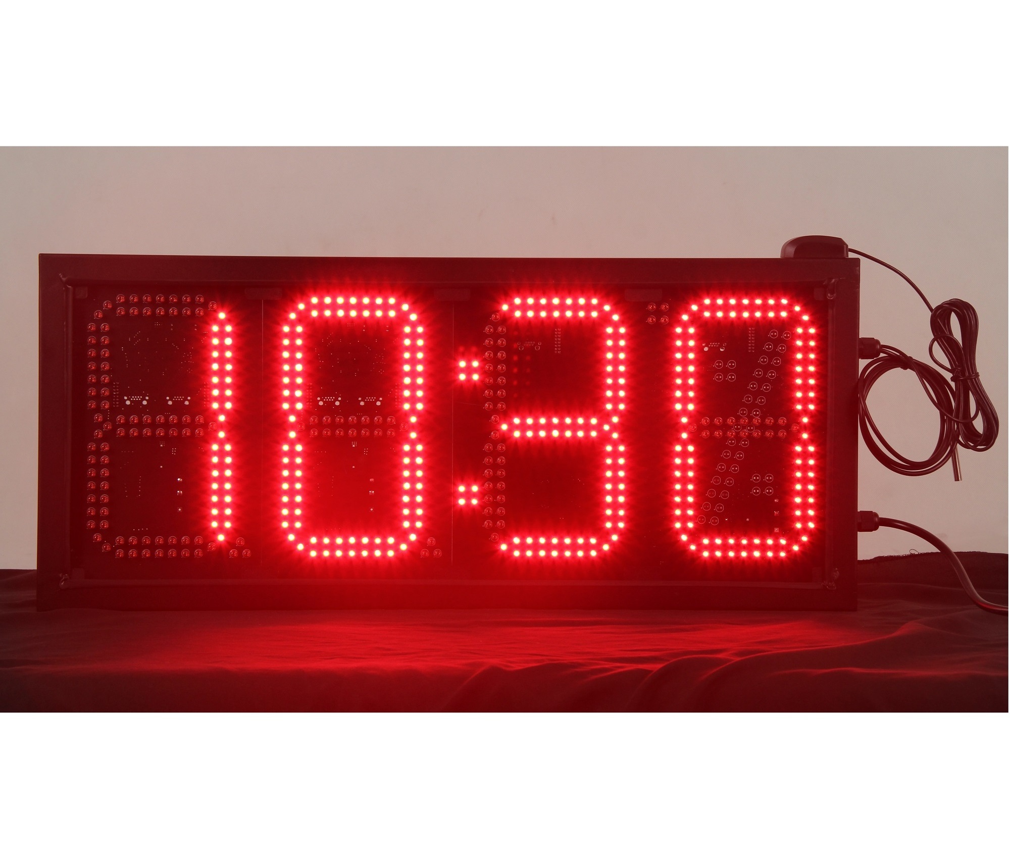 8Inch 8888 Small Led Clock 7 Segment Digital Number Board Led Time And Temperature Sign