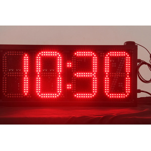 8Inch 8888 Small Led Clock 7 Segment Digital Number Board Led Time And Temperature Sign