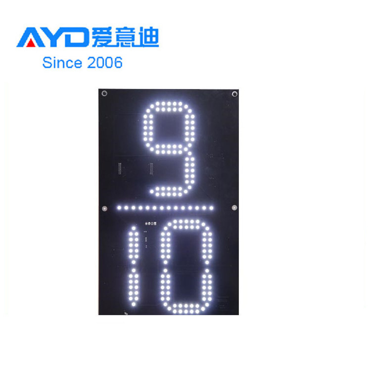 12inch White Color Electronic RF Remote Control LED Petrol Price Changer Sign Display