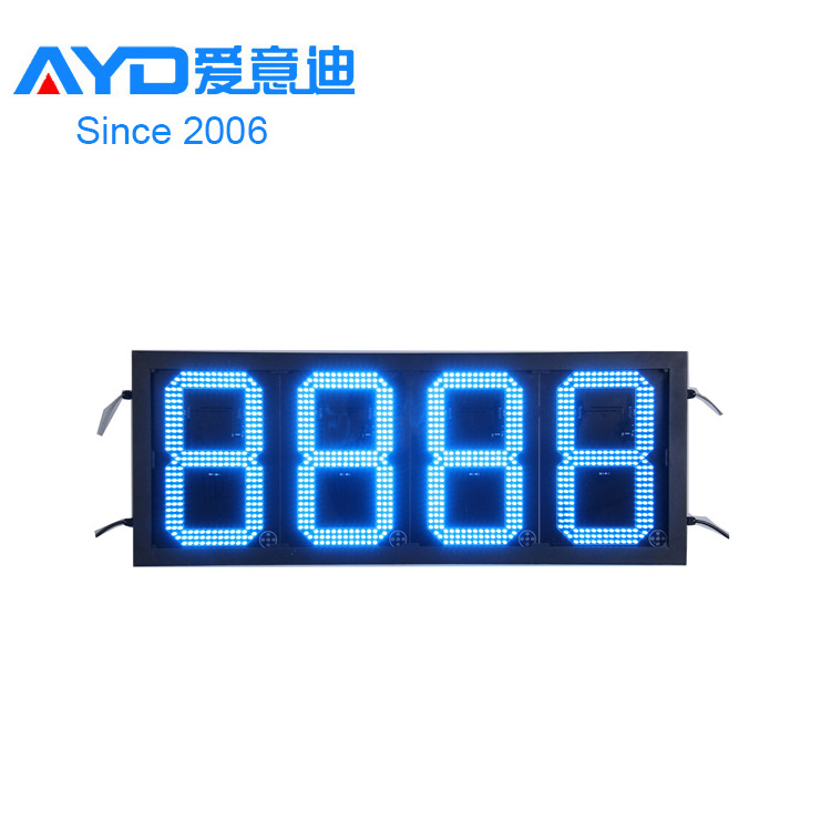 Hight Bright LED Gas Price Sign 7 Segment LED Display Outdoor Program LED DIgital Screens