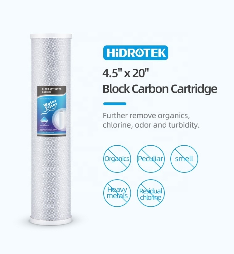 water filter candle for water filter cartridge and carbon block replacement