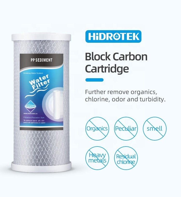 water filter candle for water filter cartridge and carbon block replacement