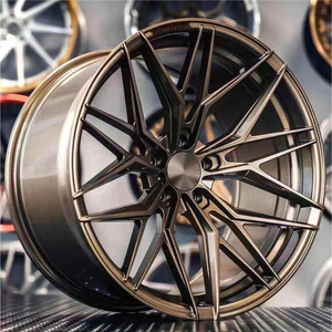 Custom Luxury Monoblock Bronze Forged Passenger Car Wheels Rims for Ford Mustang S550 S650 BMW 7 Series 730Li Audi Mercedes