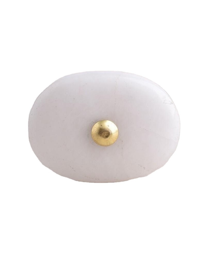 The New Marble Stone Knobs Natural Stone Cabinet Drawer Knobs Dresser Drawer Pulls with Wholesale Rate