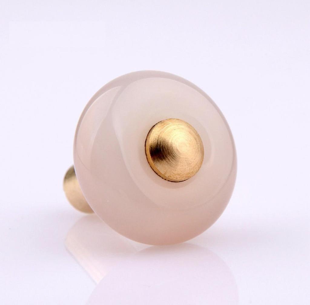 The Hot Selling Stone Brass Drawer Furniture Knobs Kitchen Cabinet Hardware zinc alloy Furniture handles and Knobs