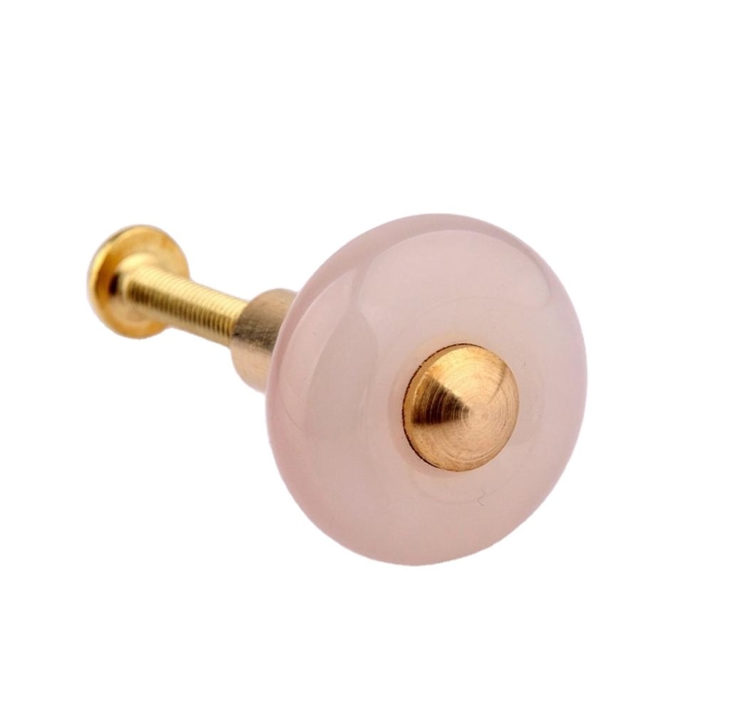 The Hot Selling Stone Brass Drawer Furniture Knobs Kitchen Cabinet Hardware zinc alloy Furniture handles and Knobs