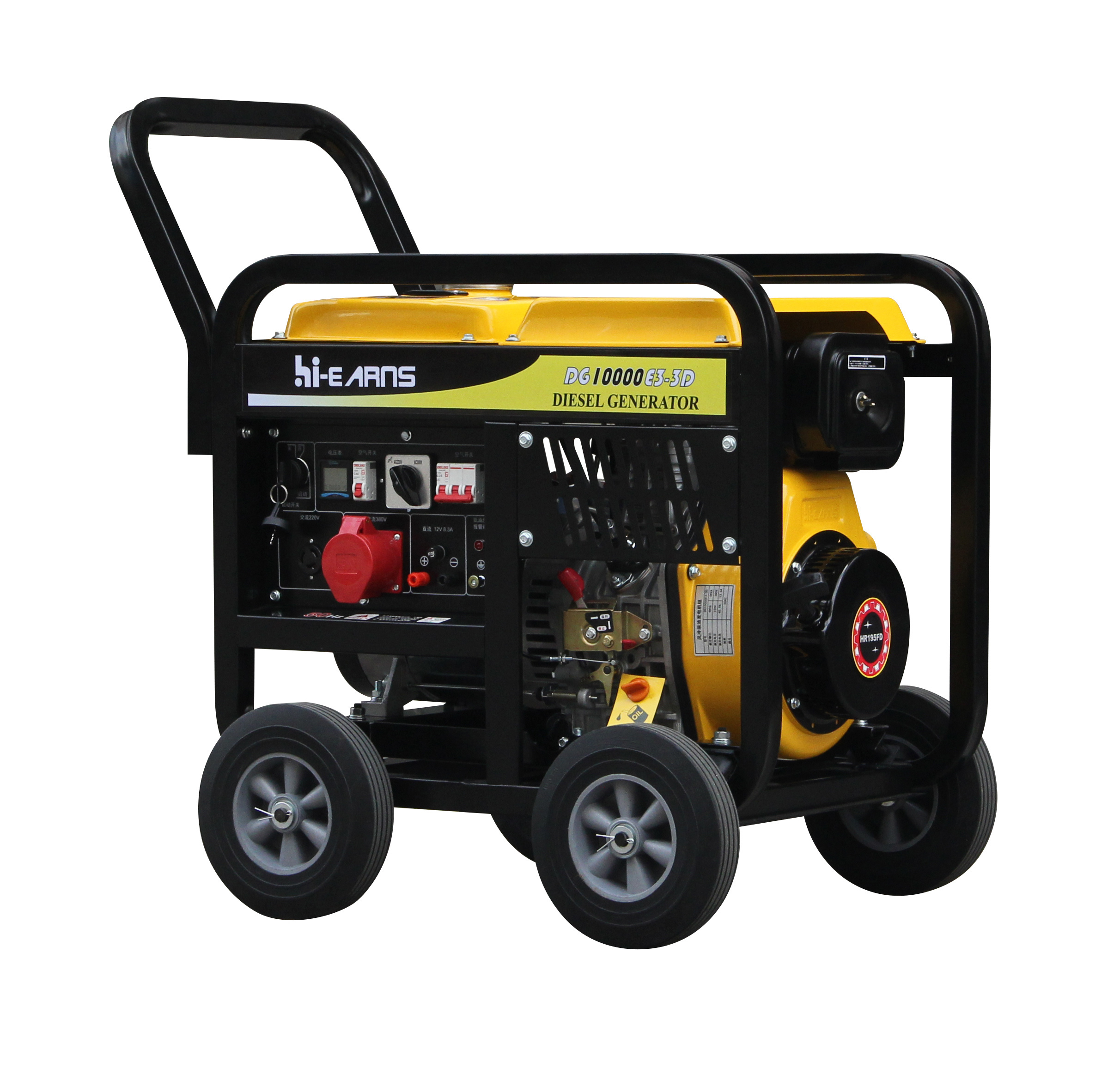 hiearns Small Generator 6KW 7KW 7.5KW 10KW 6000 7000 7500 10000 Watt Diesel Portable Generator Price