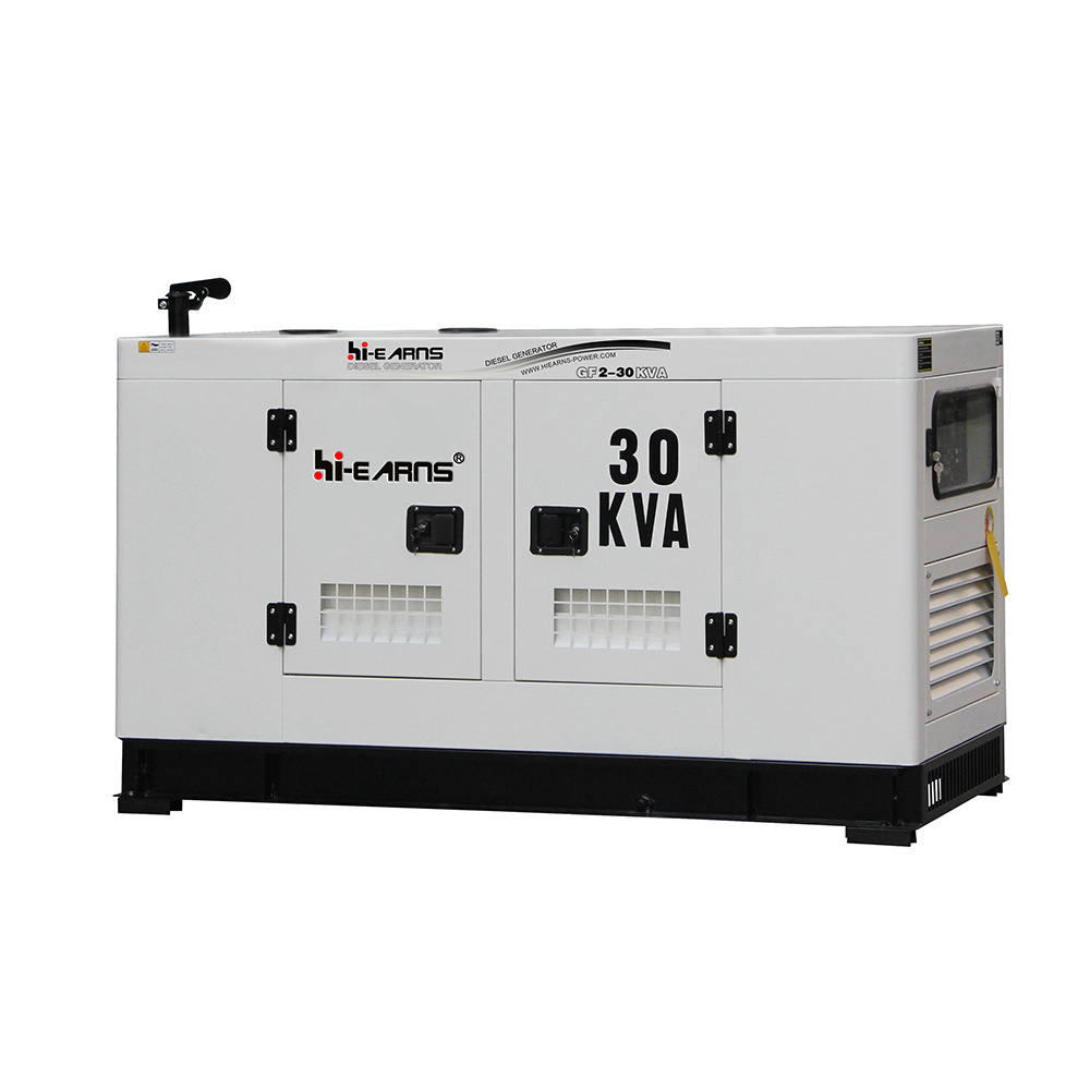 50Hz water cooled silent diesel 30KVA generator for home use