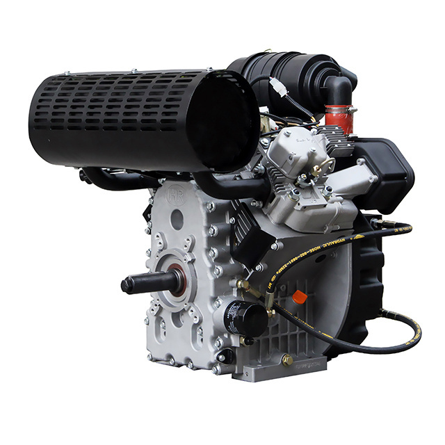 2V98F  V twin cylinder 28 30HP air cooled diesel engine