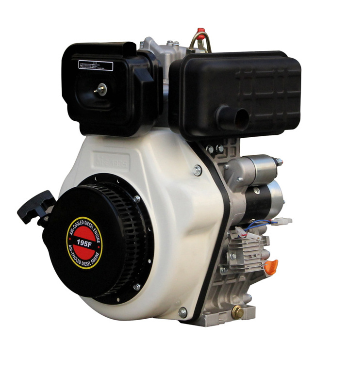 Hi-earns New product 9KW 14hp 195F air cooled single cylinder diesel engine for sale