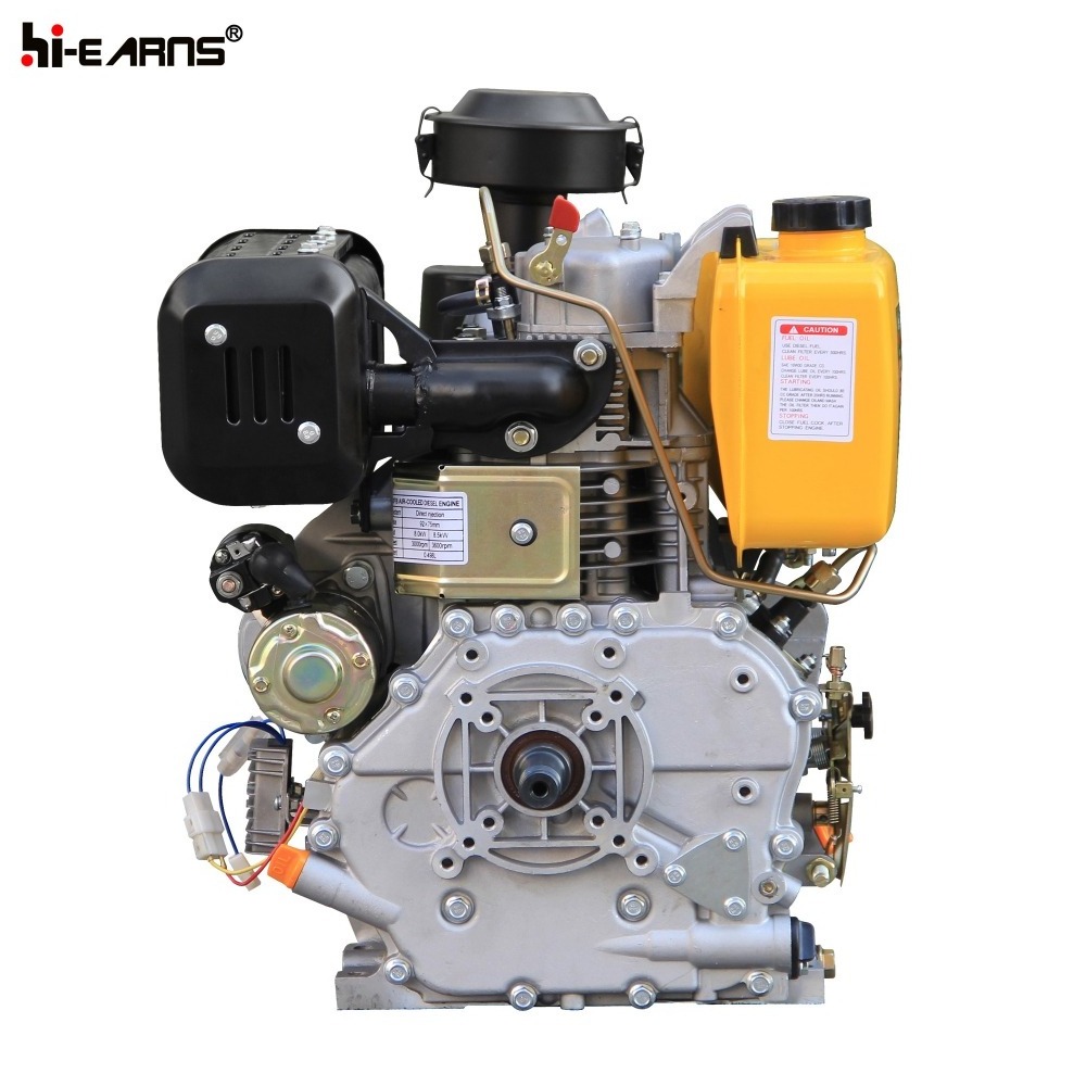 14hp air-cooled diesel engine type yangdong diesel engine 192