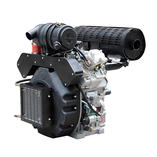 2V98F  V twin cylinder 28 30HP air cooled diesel engine