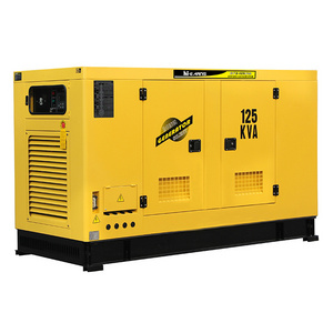 Super silent 80KW 100KVA diesel generator price water cooled four cylinder electronic governor generator