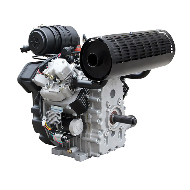 2V98F  V twin cylinder 28 30HP air cooled diesel engine