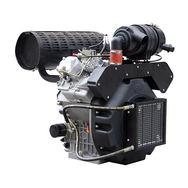 hi-earns 30hp 20kw 25kva 2V98F V type twin cylinder engine air cooled diesel engine price