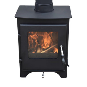 indoor freestanding small wood burn stove and fireplace