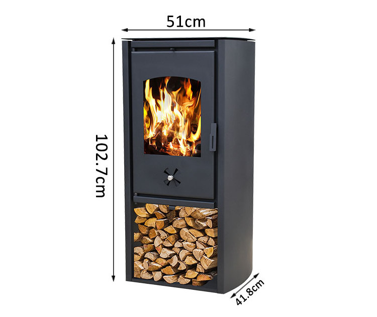 Modern Design Wood Burning Stove Heating Firewood Stove For Villa