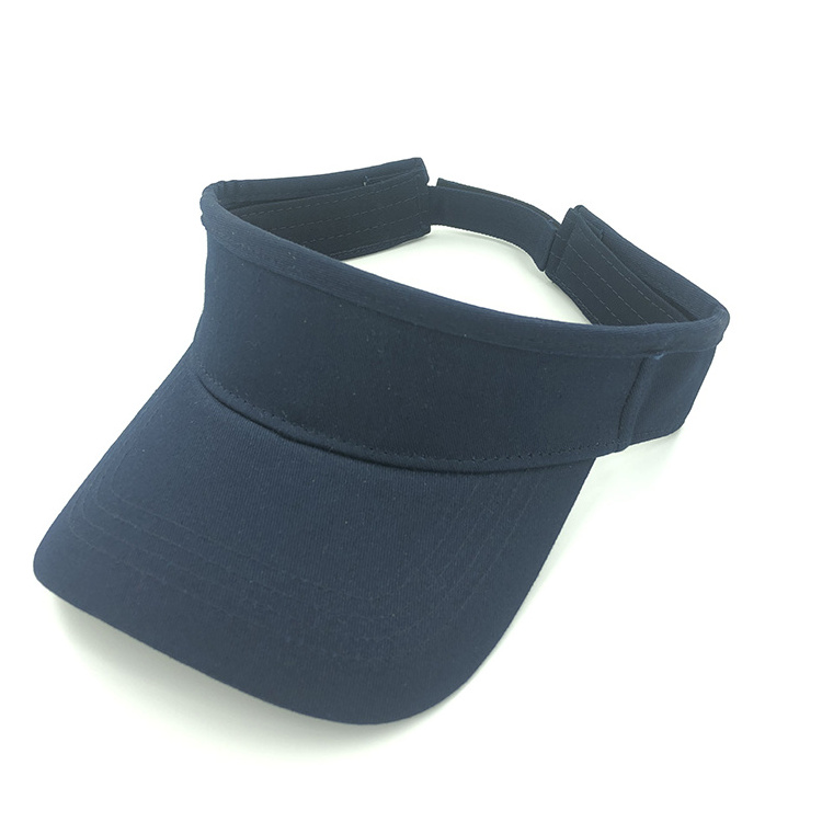 Custom Sweat-absorbent Sunvisor Protection Tennis Neon Sport Visor Caps Golf Hats