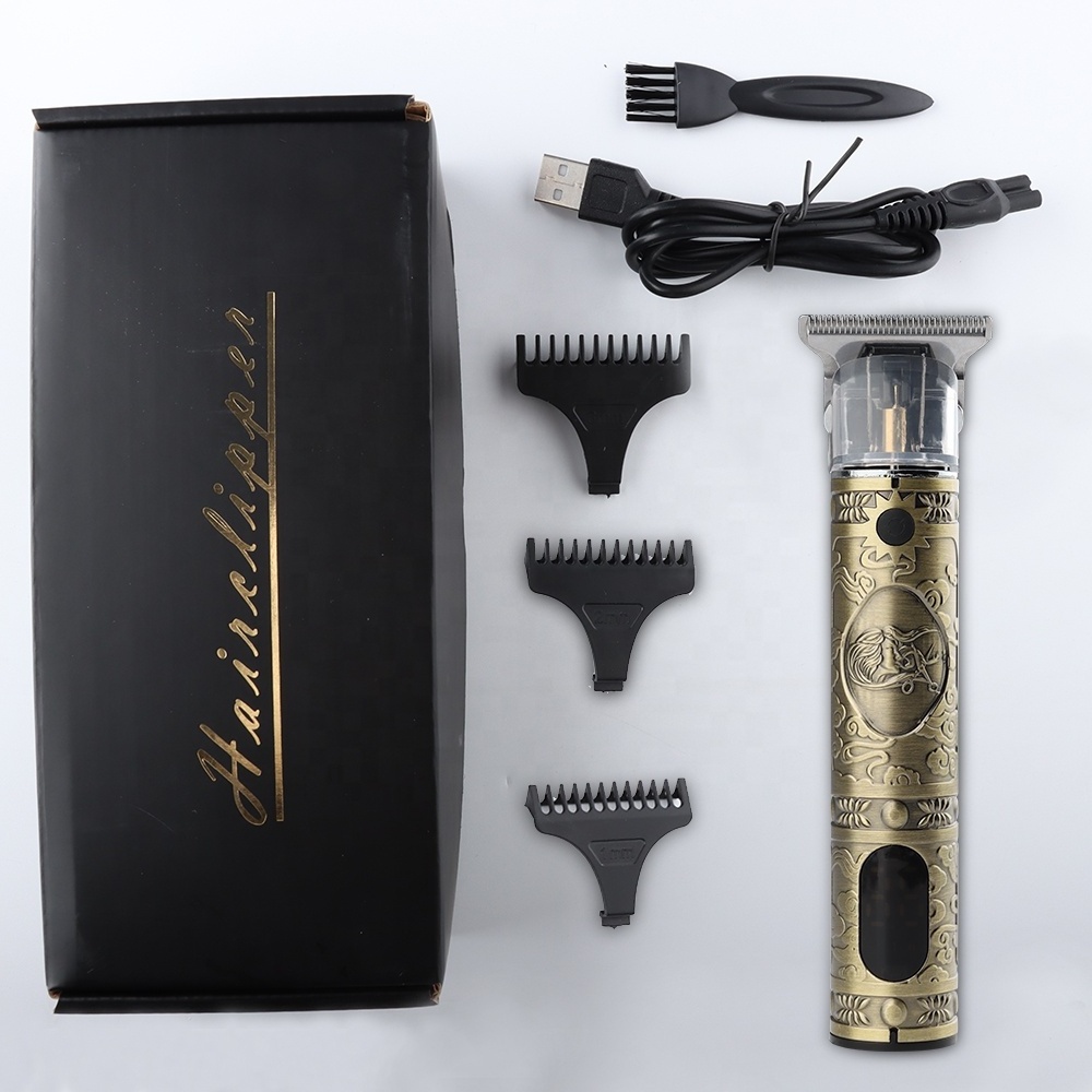 HIENA T9 Hair Trimmer  Outliner Skeleton Heavy Hitter Cordless Trimmer Men 0mmBaldheaded Hair Clipper Finish Hair Cutting