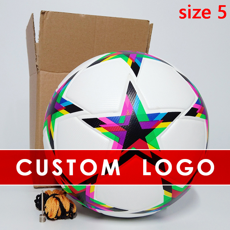 New Arrival Golden Supplier Soccer Football Ball Street Soccer Ball Soccer Ball Three Layer Wear  Leather Seamless Football