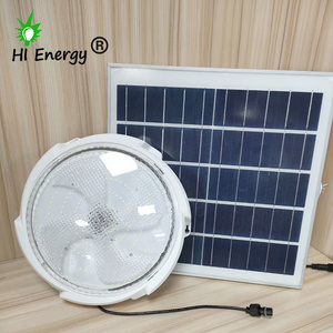 Hi Energy 3 light colors solar ceiling light rechargeable solar ceiling lamp remote control  50W 100W 150W 200W