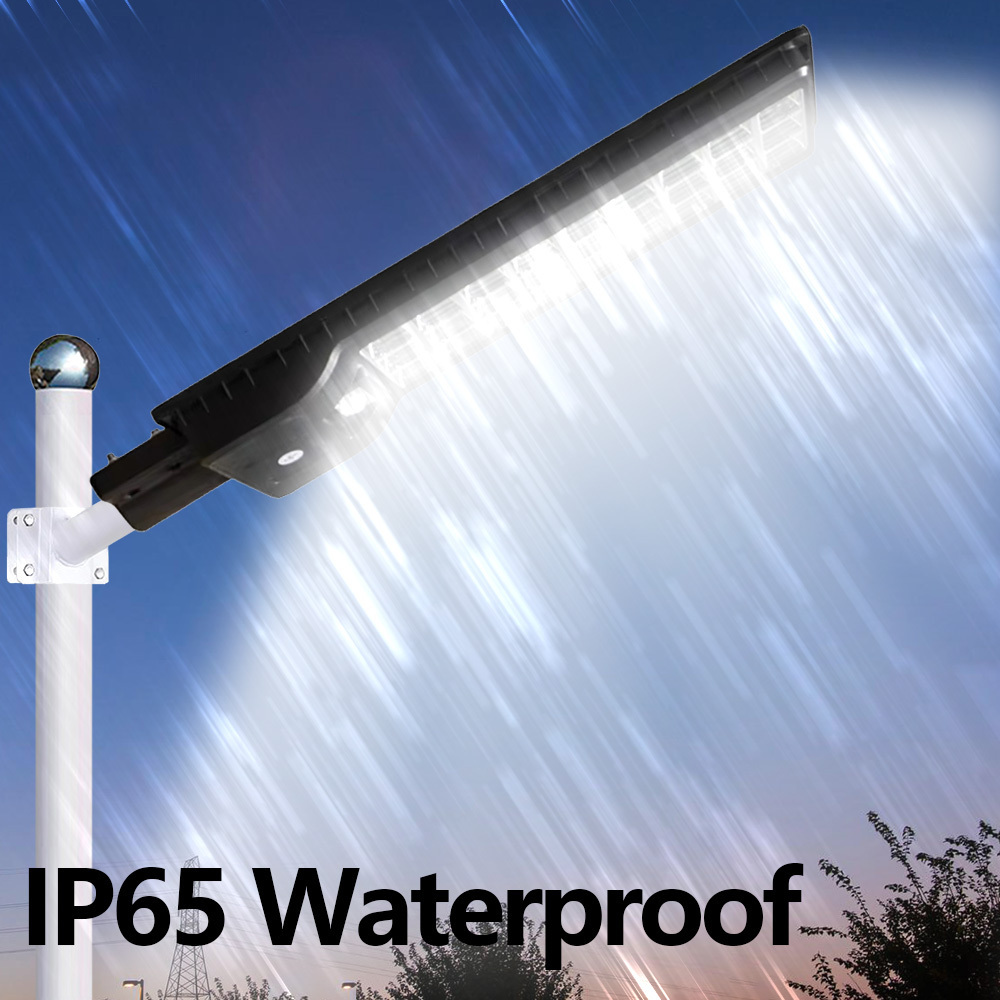 Highway With Lithium Battery Remote Waterproof Ip65 Outdoor 200w 300w Integrated Panel All In One LED Solar Street Light