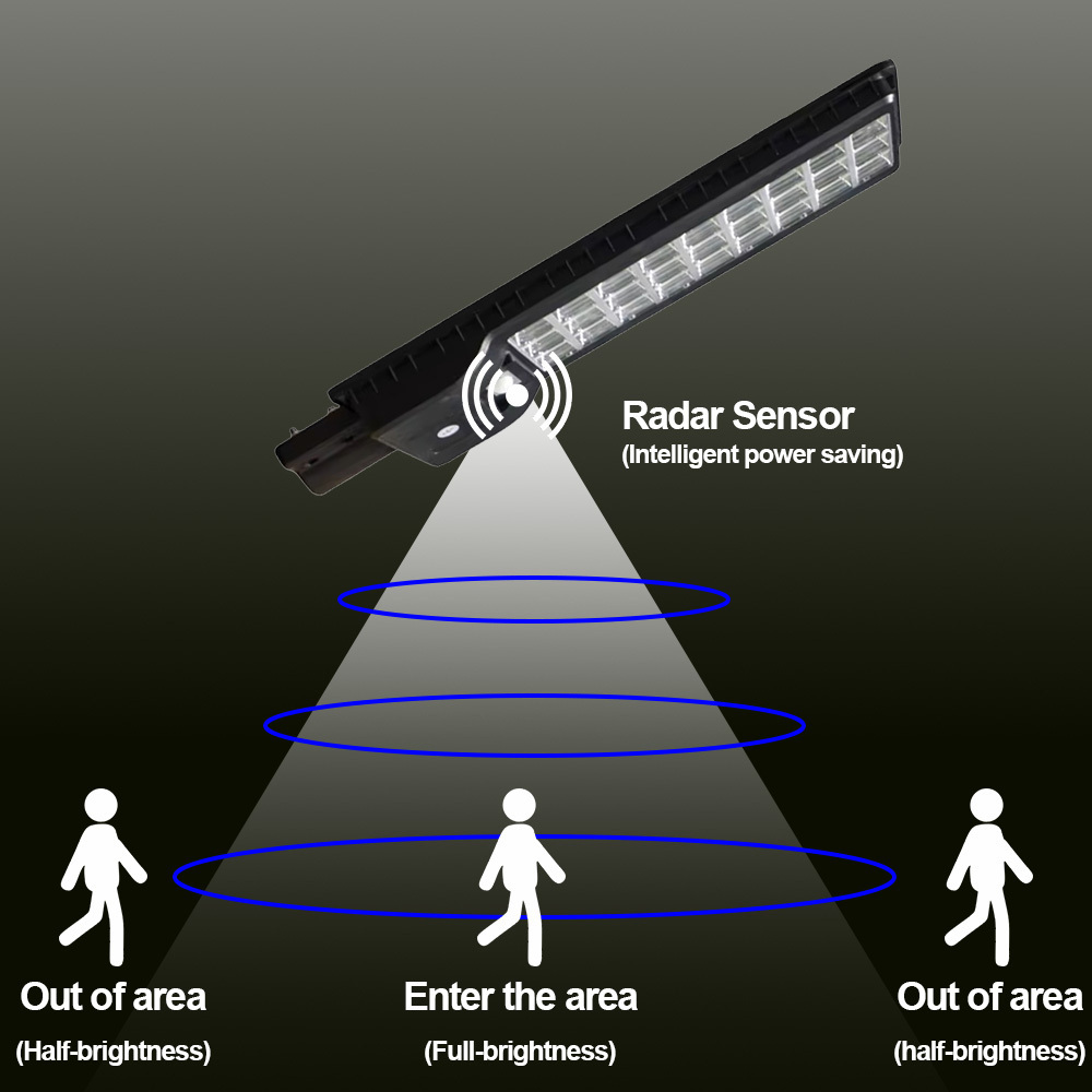 Highway With Lithium Battery Remote Waterproof Ip65 Outdoor 200w 300w Integrated Panel All In One LED Solar Street Light