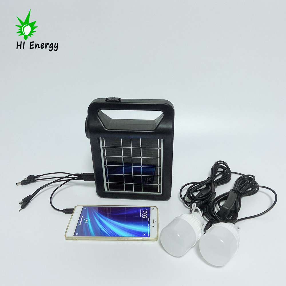 Hienergy Mini Solar Power Led Chip Garden Light Lantern Camping With USB Rechargeable Power Bank Charger Portable