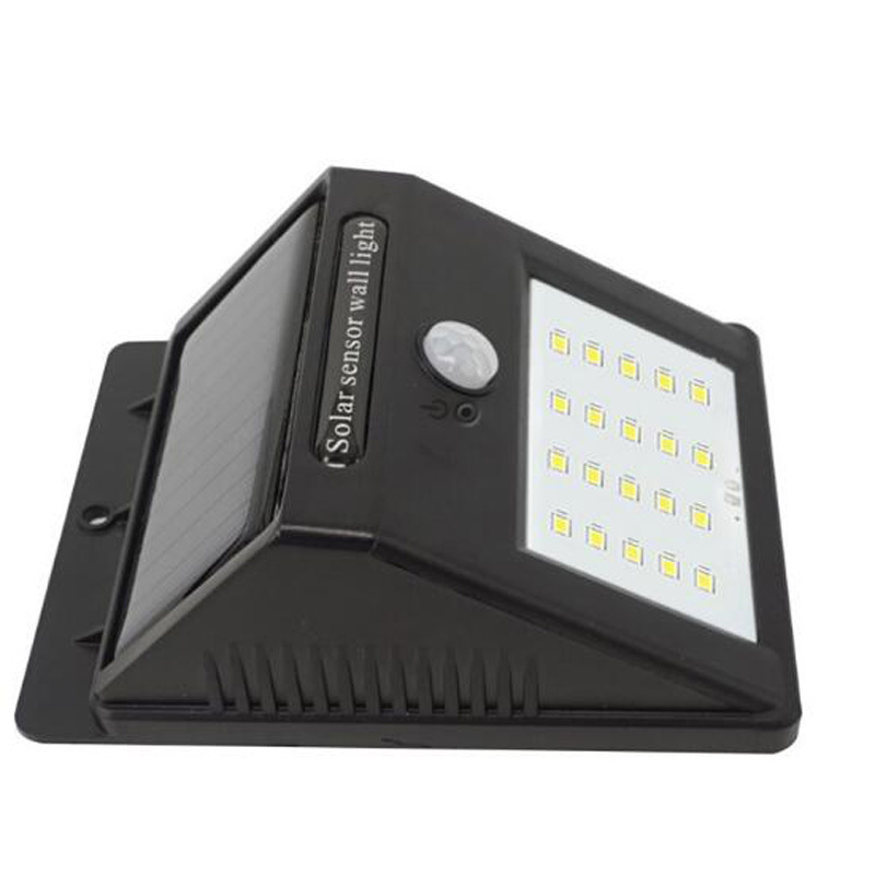 Outdoor IP65 motion sensor garden led solar security wall pack light