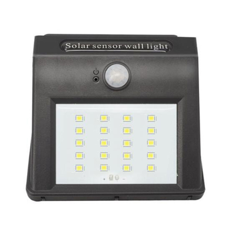 Outdoor IP65 motion sensor garden led solar security wall pack light